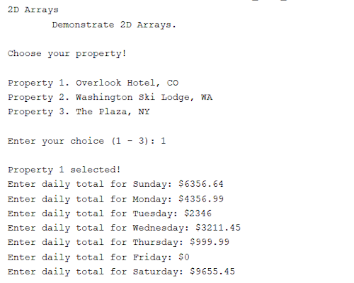 Picture of weekly income project. 